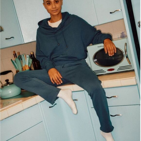 Junk Food Clothing Tops - Junk Food Clothing Women's Long Sleeve Softest Brushed French Terry Size S NWOT